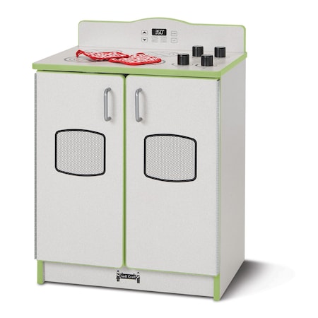 Jonti-Craft Rainbow Accents Culinary Creations Kitchen Stove, Key Lime Green 2409JCWW130